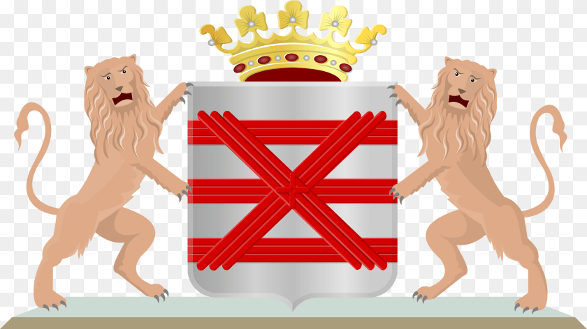 Enschede Wapen 1819 Clipart, Animal, Lion, Mammal, Wildlife PNG