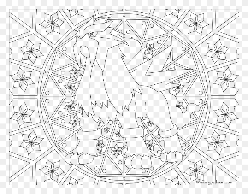 3037x2337 Entei Pokemon Coloring Pages Kirlia, Gray, World Of Warcraft HD PNG Download