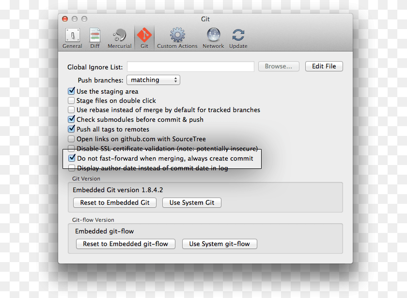 713x614 Enter Image Description Here Sourcetree Merge Commit Fast Forward, File, Webpage, Text, Computer Clipart PNG