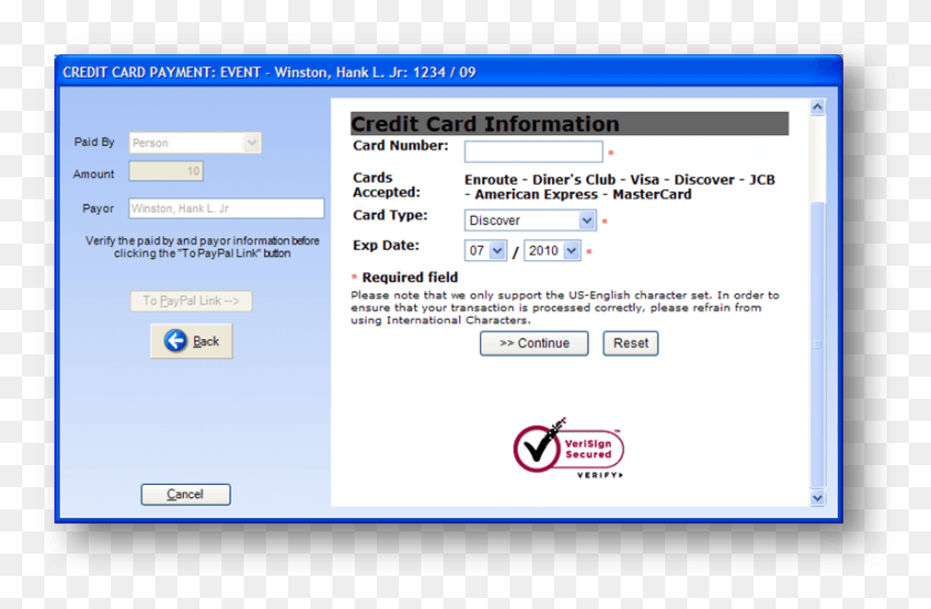 855x538 Enter The Card Number Select The Card Type And Enter Verisign Secured, File, Electronics, Webpage HD PNG Download