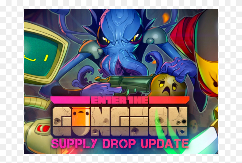 673x505 Enter The Gungeon Enter The Gungeon Supply Drop Update, Graphics, Meal HD PNG Download