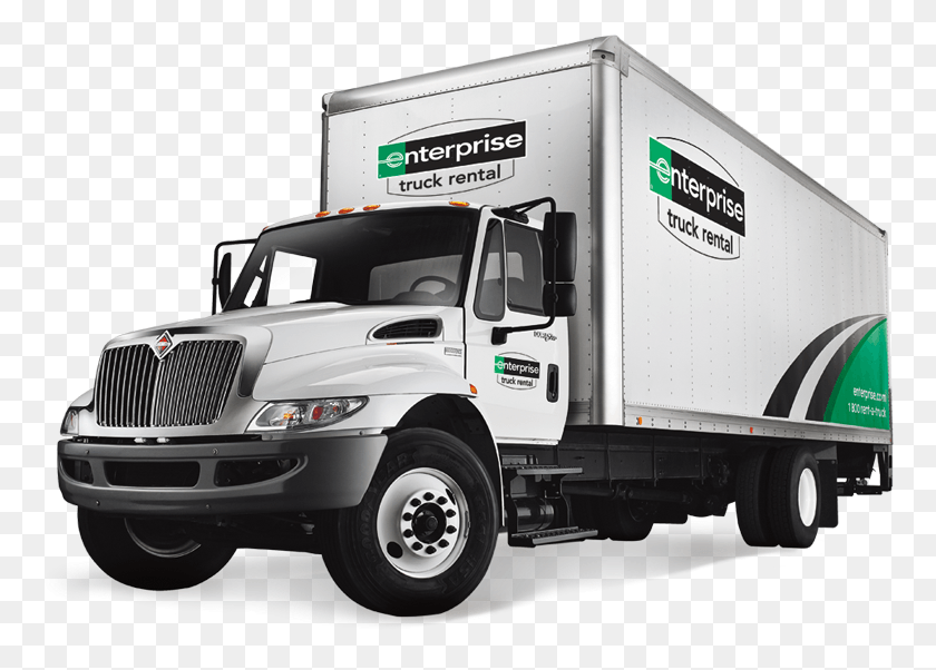 765x542 Enterprise Moving Truck Cargo Van And Pickup Truck, Vehicle, Transportation, Moving Van HD PNG Download