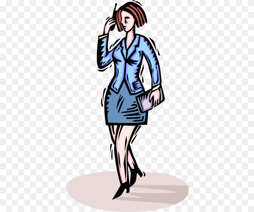 407x701 Entrepreneur In Conversation Vector Image For Women, Sleeve, Book, Clothing, Comics Clipart PNG