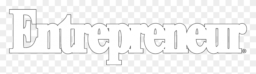 2213x527 Логотип Предпринимателя Черно-Белая Каллиграфия, Текст, Алфавит, Номер Hd Png Скачать