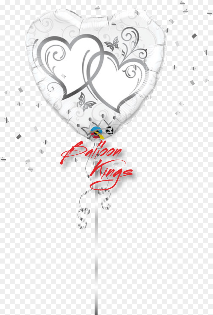 1320x1954 Entwined Silver Hearts De Boda Dibujos, Food, Sweets, Candy, Balloon Transparent PNG