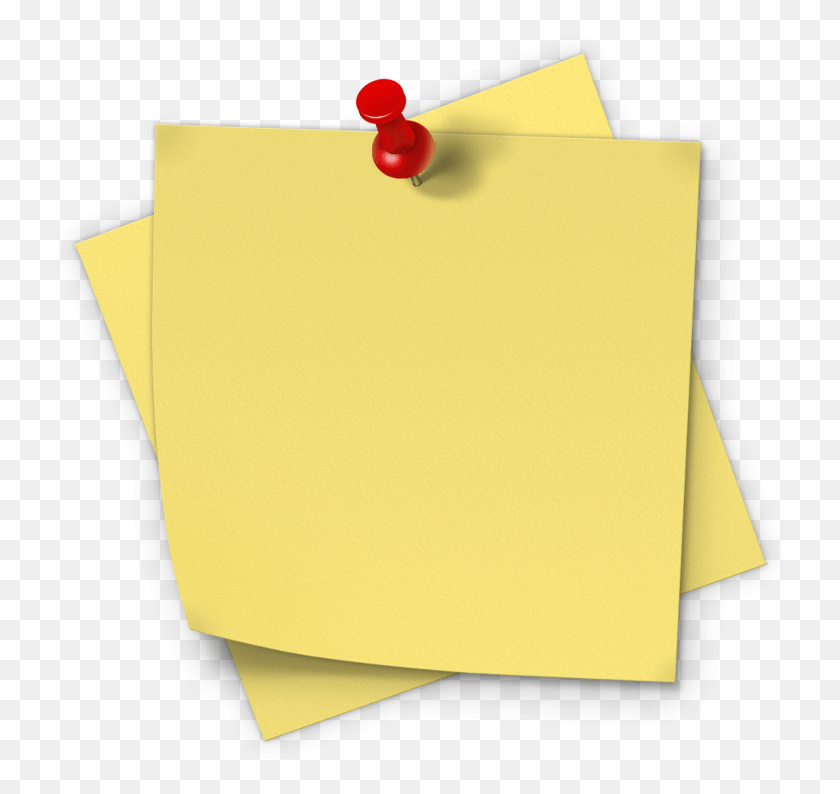 738x734 Environmental Issue Yellow Sticky Note, Paper, Box, Pin HD PNG Download
