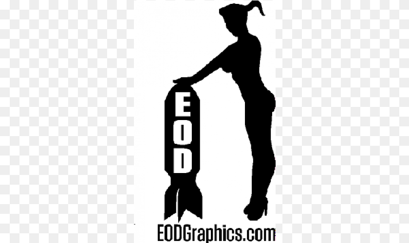 292x500 Eod Bomb, Stencil, People, Person, Silhouette PNG