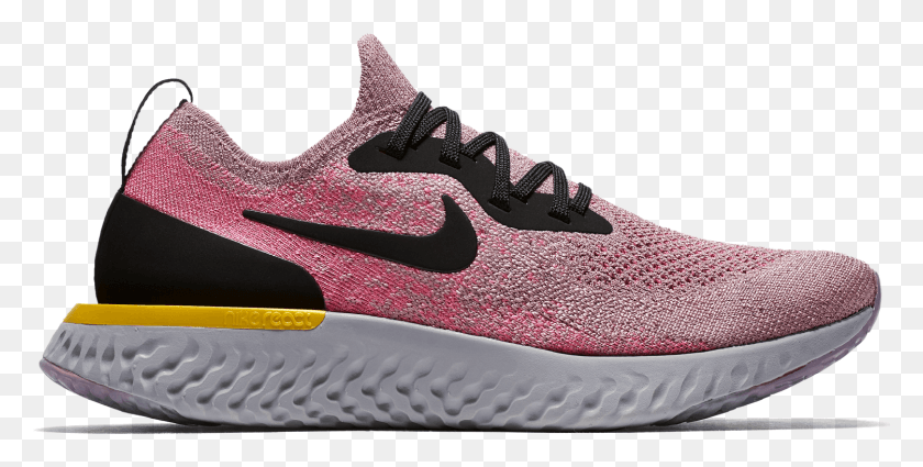 1501x703 Epic React Flyknit Running Shoe, Footwear, Clothing, Apparel HD PNG Download