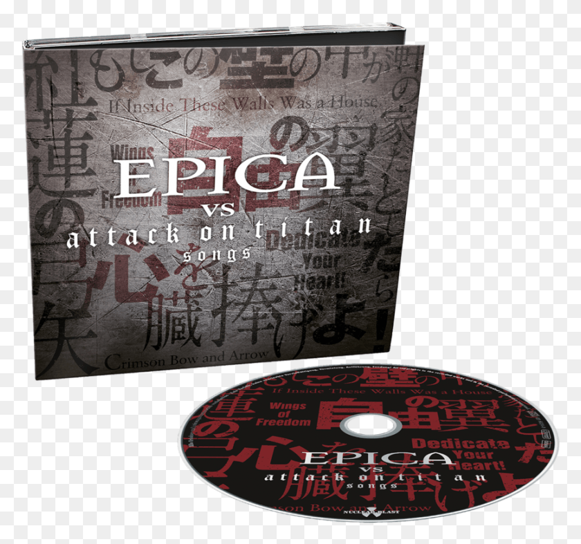 864x806 Epica Vs Attack On Titan Songs Digipak Import Epica Attack On Titan, Disk, Dvd, Text HD PNG Download