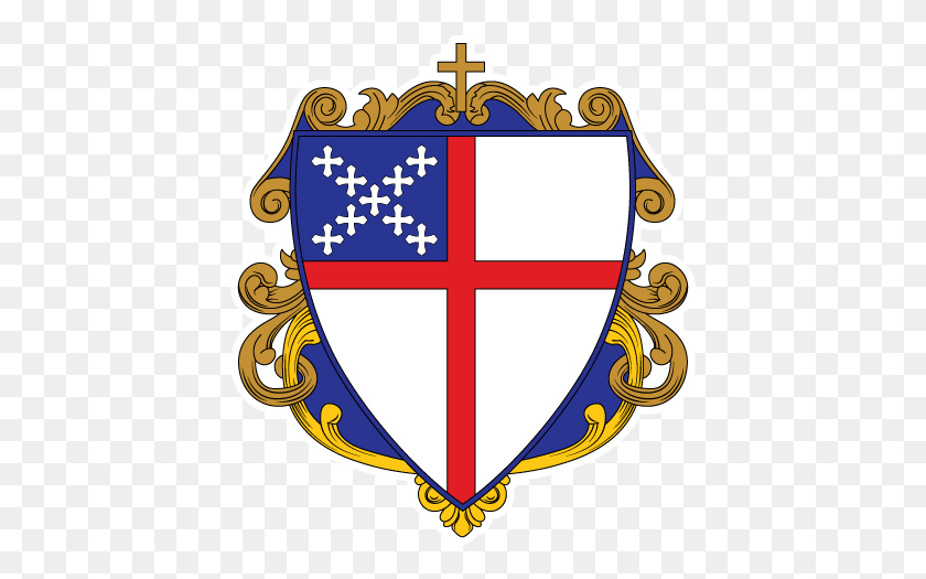 425x465 Episcopal Church Episcopal Crest, Armor, Shield HD PNG Download