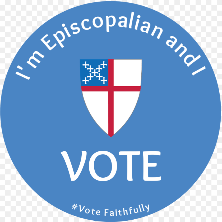 Episcopal Church Vote Faithfully, Logo, Badge, Symbol, Disk PNG