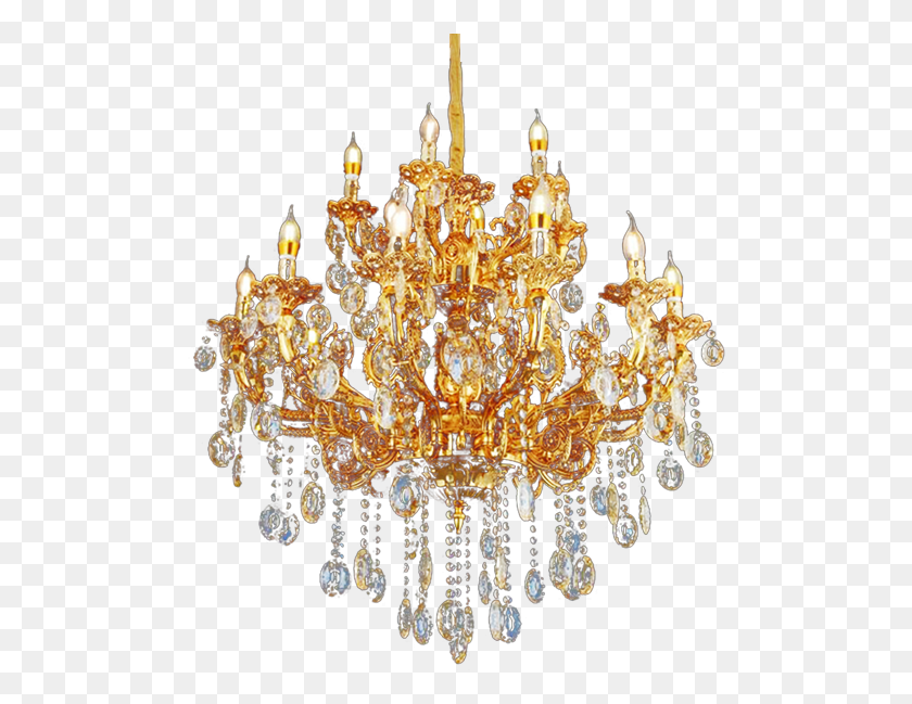 497x589 Eplazalighting Gold Chandelier Chandelier, Lamp, Crystal Descargar Hd Png