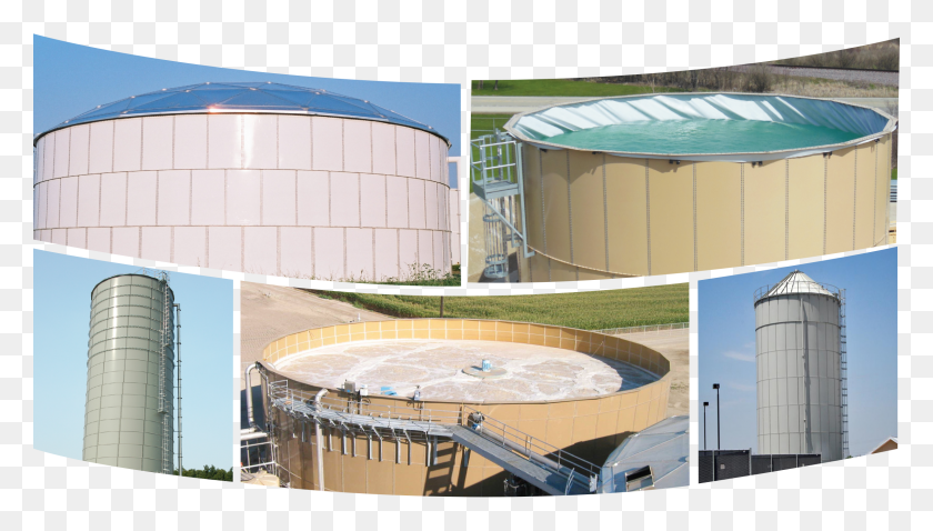 2400x1288 Epoxy Coated Bolted Steel Storage Tanks Silo, Jacuzzi, Tub, Building HD PNG Download