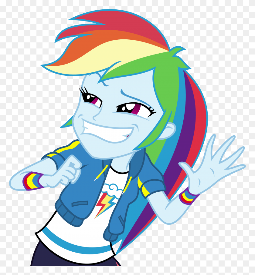 3000x3265 Eqg Series Симпатичное Платье Rainbow Dash Девушка Из Эквестрии Rainbow Dash, Графика, Человек Hd Png Скачать