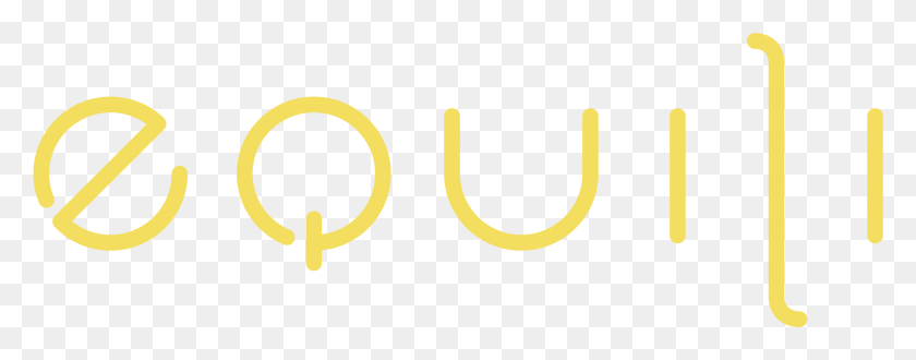 2580x895 Equili Logo Full Set Equili Gold Circle, Text, Alphabet, Hook HD PNG Download