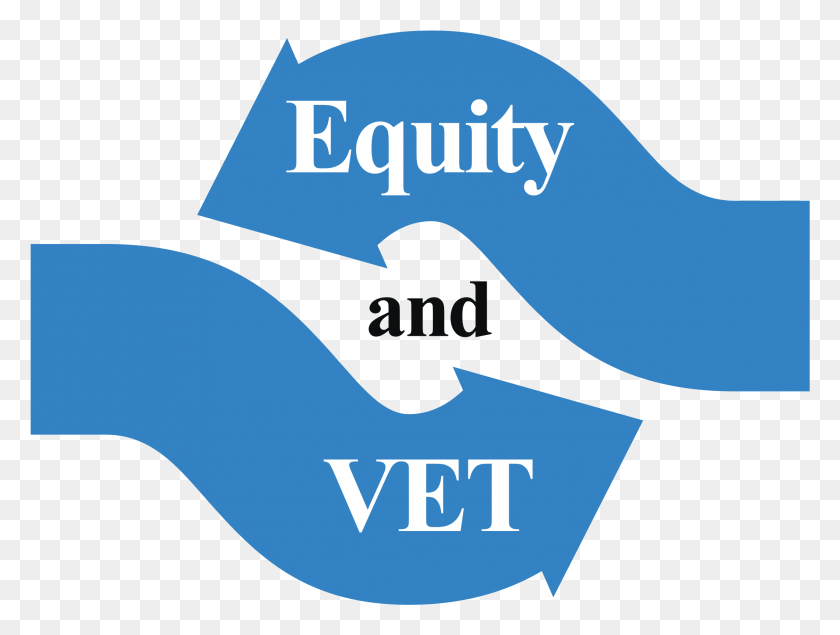 2191x1617 Equity And Vet Logo Transparent Vector Graphics, Label, Text, Clothing HD PNG Download