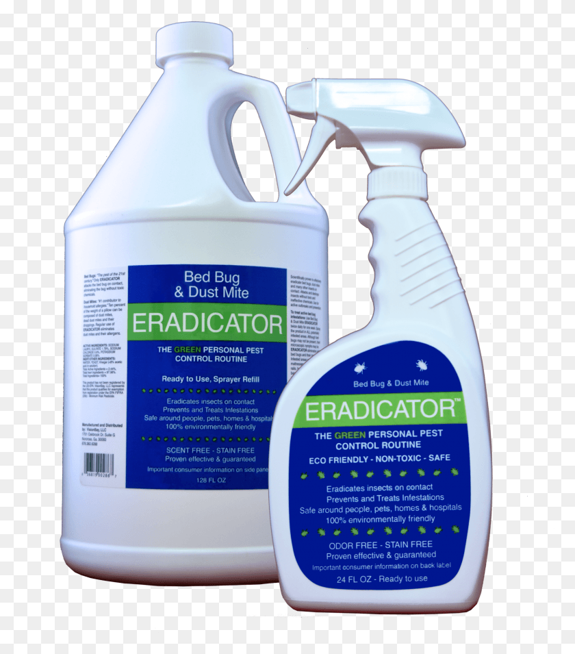 1599x1835 Eradicator For Bed Bug And Dust Mite Control 24 Oz Bug Spray Bottle, Label, Text, Bottle HD PNG Download