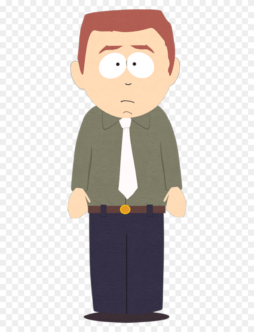 393x1039 Eric Cartman South Park Adult Character, Clothing, Apparel, Tie HD PNG Download