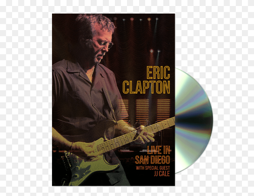 574x591 Eric Clapton Live In San Diego Dvd Eric Clapton Live In San Diego Dvd, Person, Human, Guitar HD PNG Download