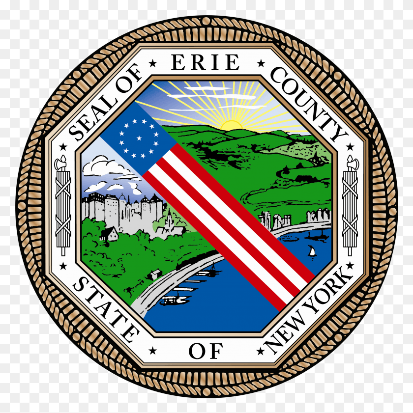 2913x2917 Erie County Seal Only Seal Of Erie County Vector, Symbol, Emblem, Logo HD PNG Download