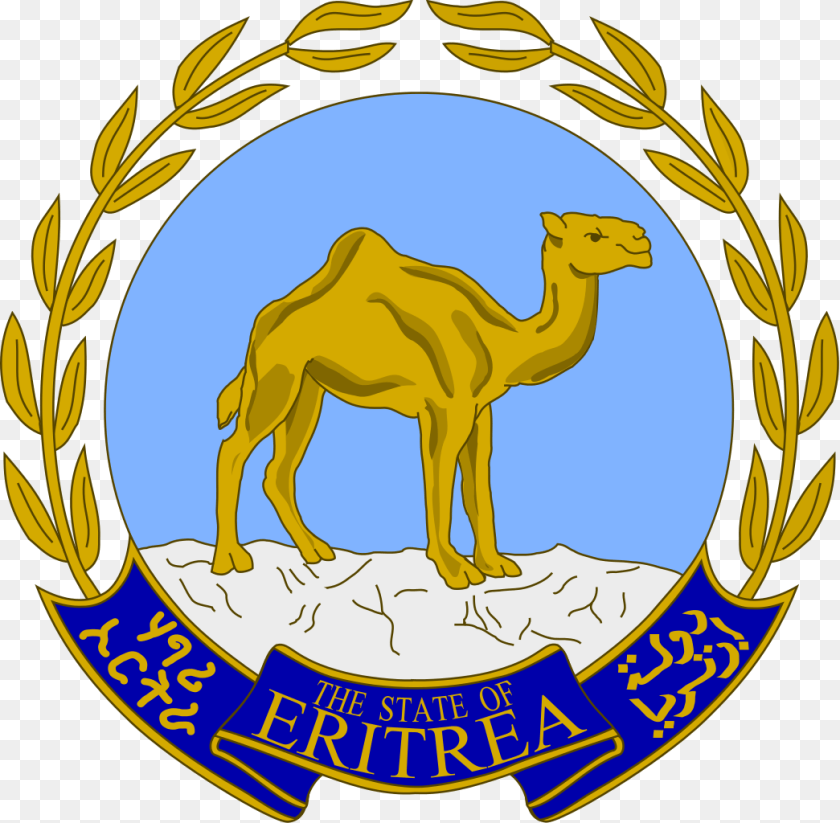 Eritrea Coat Of Arms, Animal, Camel, Mammal PNG