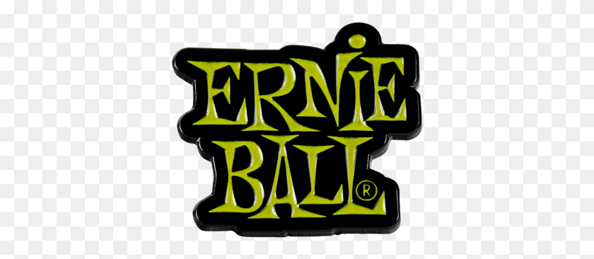 356x306 Ernie Ball Green Stacked Logo Enamel Pin Front Ernie Ball, Text, Dynamite, Bomb HD PNG Download