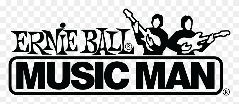 1785x701 Ernie Ball Music Man Logo, Text, Alphabet, Number HD PNG Download