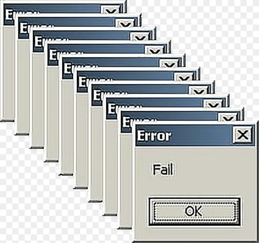 1024x961 Error Sticker Aesthetic Windows, File Clipart PNG