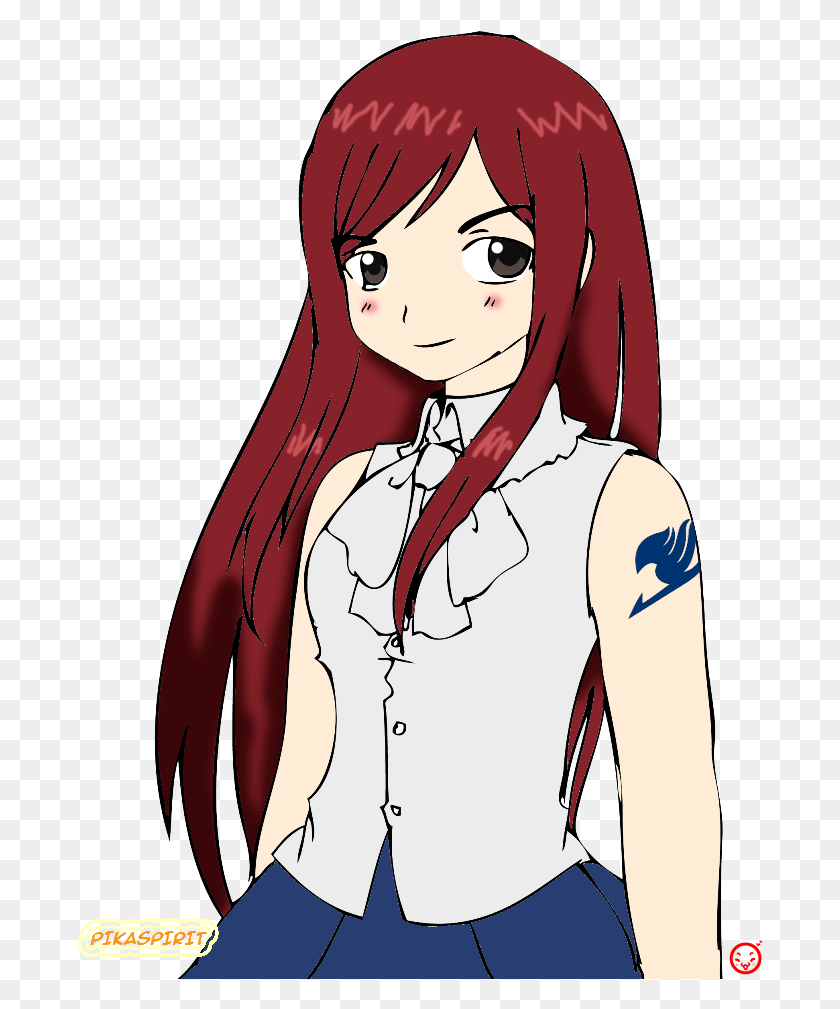 686x949 Erza Scarlet Fairy Tail Tattoos 3 By Annette Fairy Tail, Comics, Book, Manga HD PNG Download