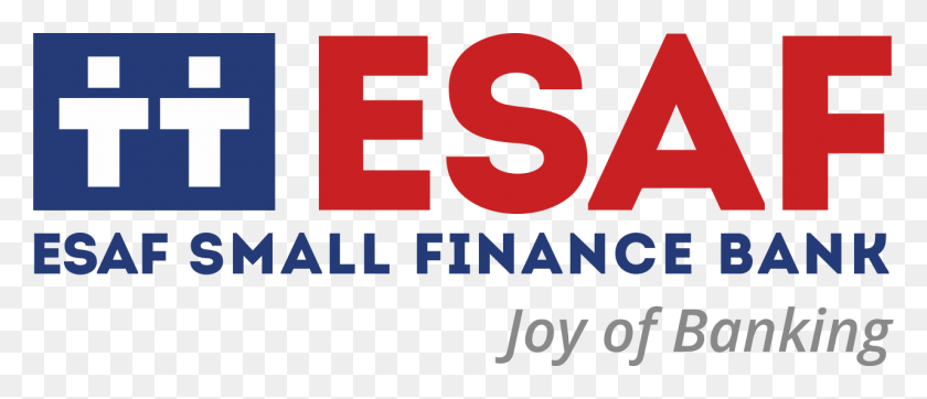 1280x497 Esaf Bank Logo Esaf Small Finance Bank Logo, Text, Alphabet, Word HD PNG Download