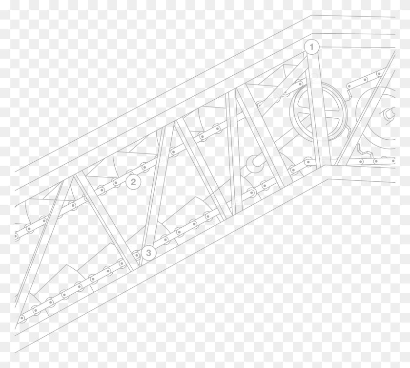 2738x2434 Escalator Illustration Line Drawing Technical Drawing, Bridge, Building, Bow HD PNG Download