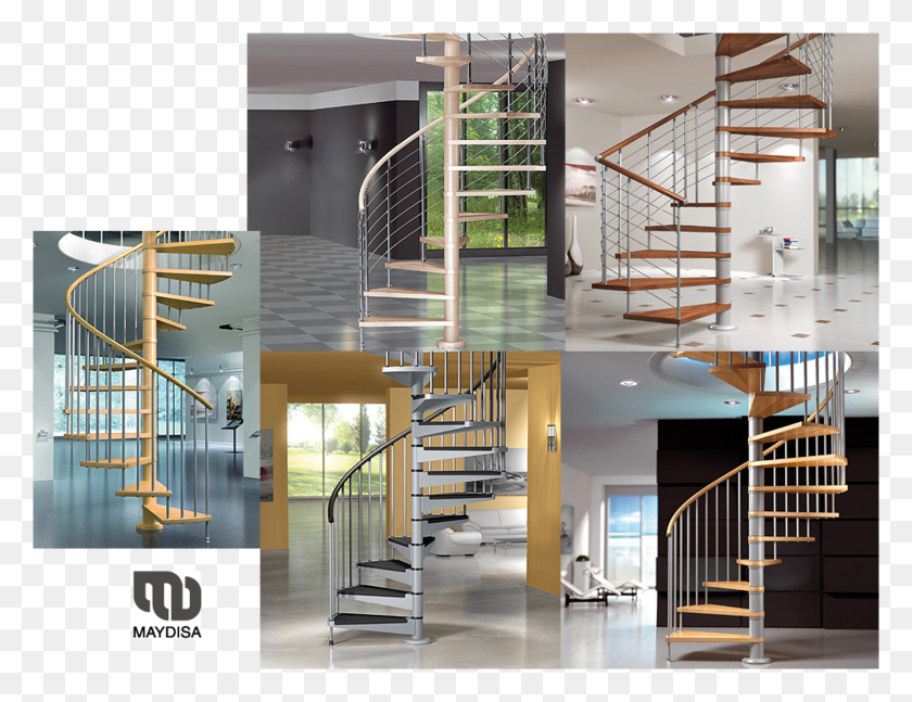 1496x1127 Escalera Caracol Dos Plantas Handrail, Staircase, Banister, Interior Design HD PNG Download