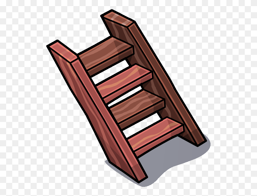 537x583 Escaleras Animadas Madera Animada Escalera Animada, Escalera, Madera Hd Png