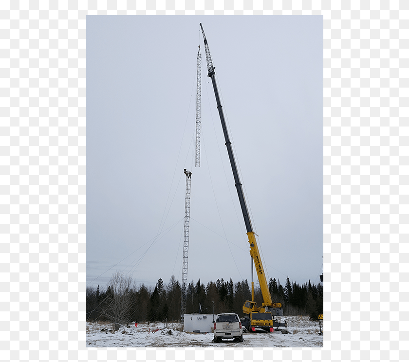 488x684 Escanaba An Area Radio Station Is Back At Full Power Sail, Construction Crane, Car, Vehicle HD PNG Download
