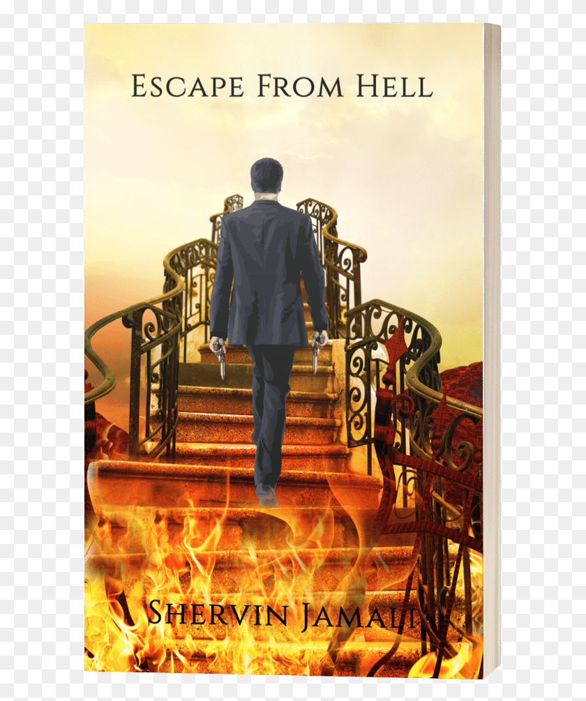 601x945 Escape From Hell, Handrail, Person, Clothing HD PNG Download