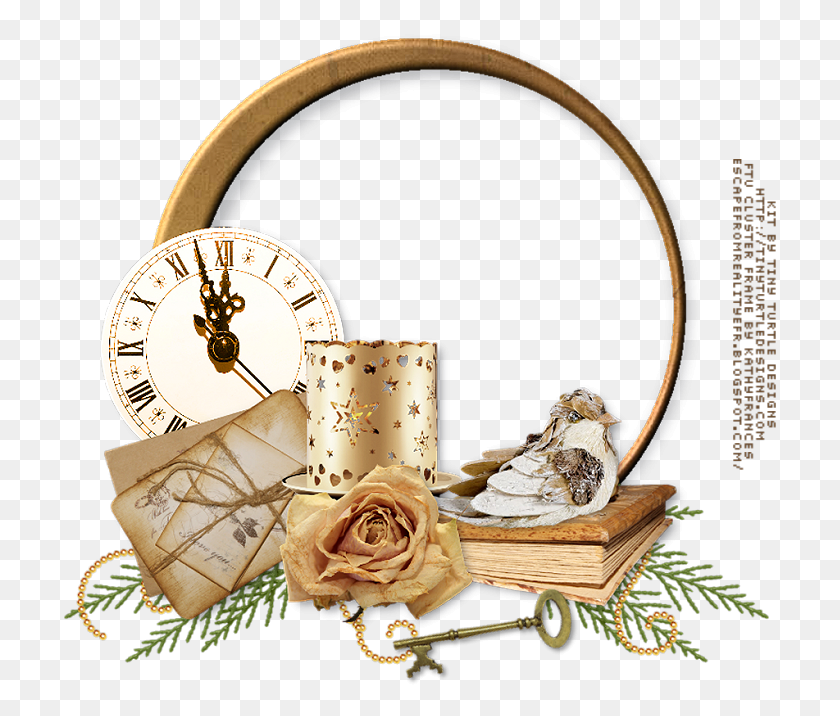 713x656 Escape From Reality Rose, Analog Clock, Clock, Clock Tower HD PNG Download