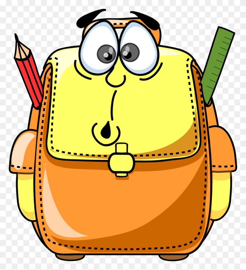 926x1024 Escola Amp Formatura Karten Schulbilder Vorschulbcher Cartoon School Bag Clipart, Backpack, Birthday Cake, Cake HD PNG Download