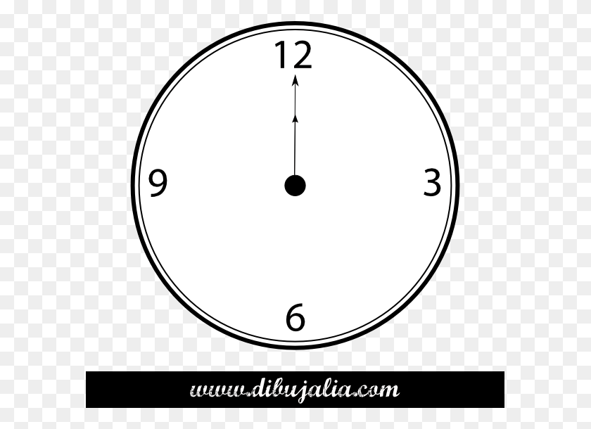 595x550 Escribe En Tu Reloj Las Doce En Punto Circle, Analog Clock, Clock, Mouse Hd Png