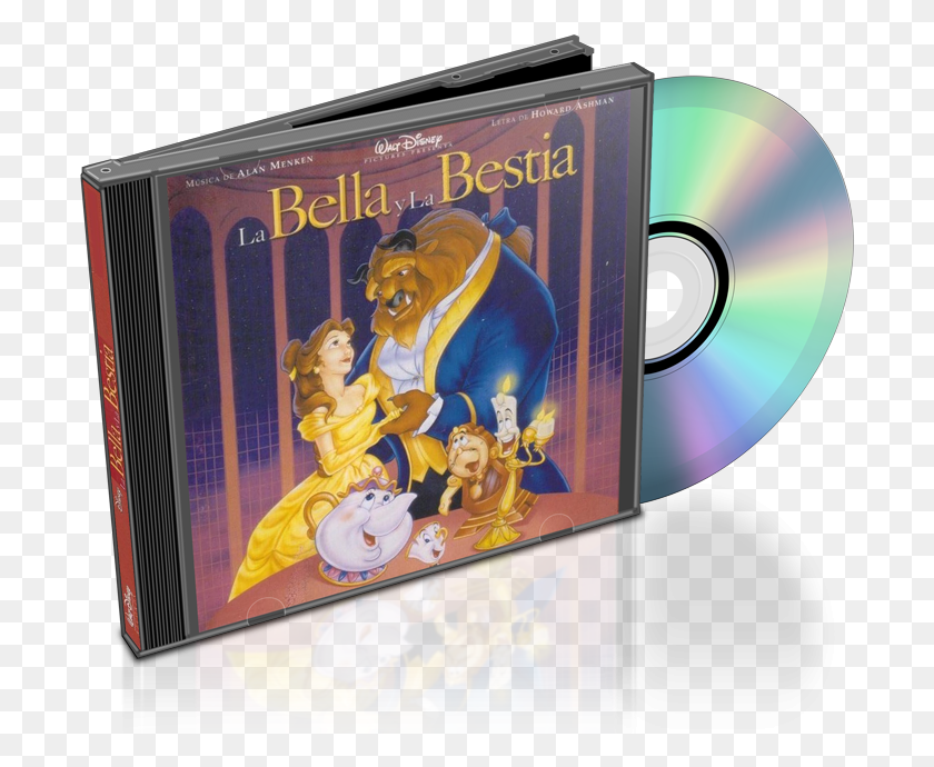 699x630 Escuchar Bso Bella Y Bestia Y Descargar Canciones Mp3 Walt Disney Classics Beauty And The Beast Vhs, Disk, Dvd Hd Png Download