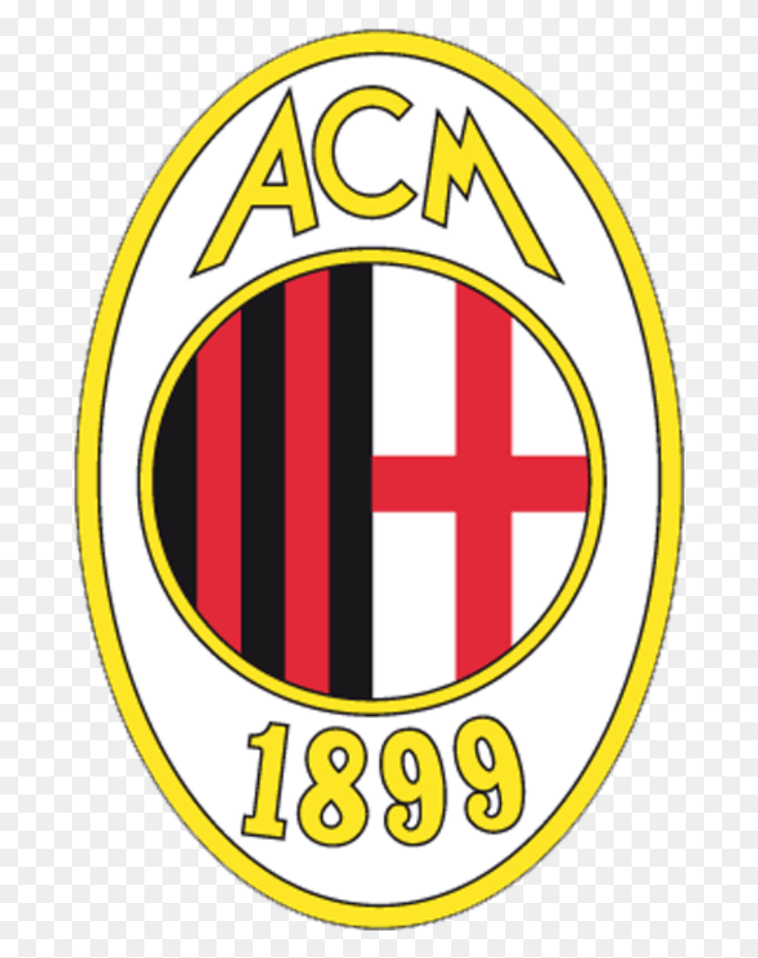 678x1001 Логотип Escudo Ac Milan Dream League Милан, Символ, Товарный Знак, Броня Png Скачать