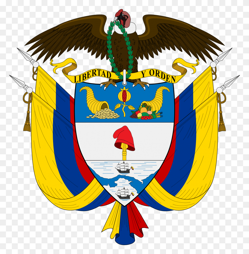 1975x2016 Escudo De Colombia En, Logo, Symbol, Trademark HD PNG Download