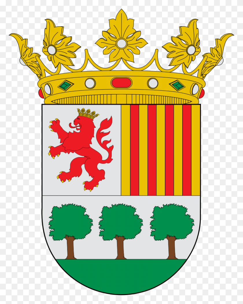 806x1024 Escudo De El Bosque Escudo Y Bandera De Sevilla, Joyas, Accesorios, Accesorio Hd Png