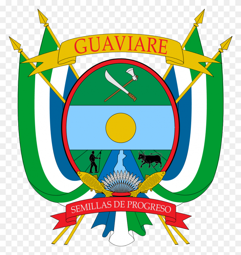956x1018 Escudo De Guaviare, Логотип, Символ, Товарный Знак Hd Png Скачать