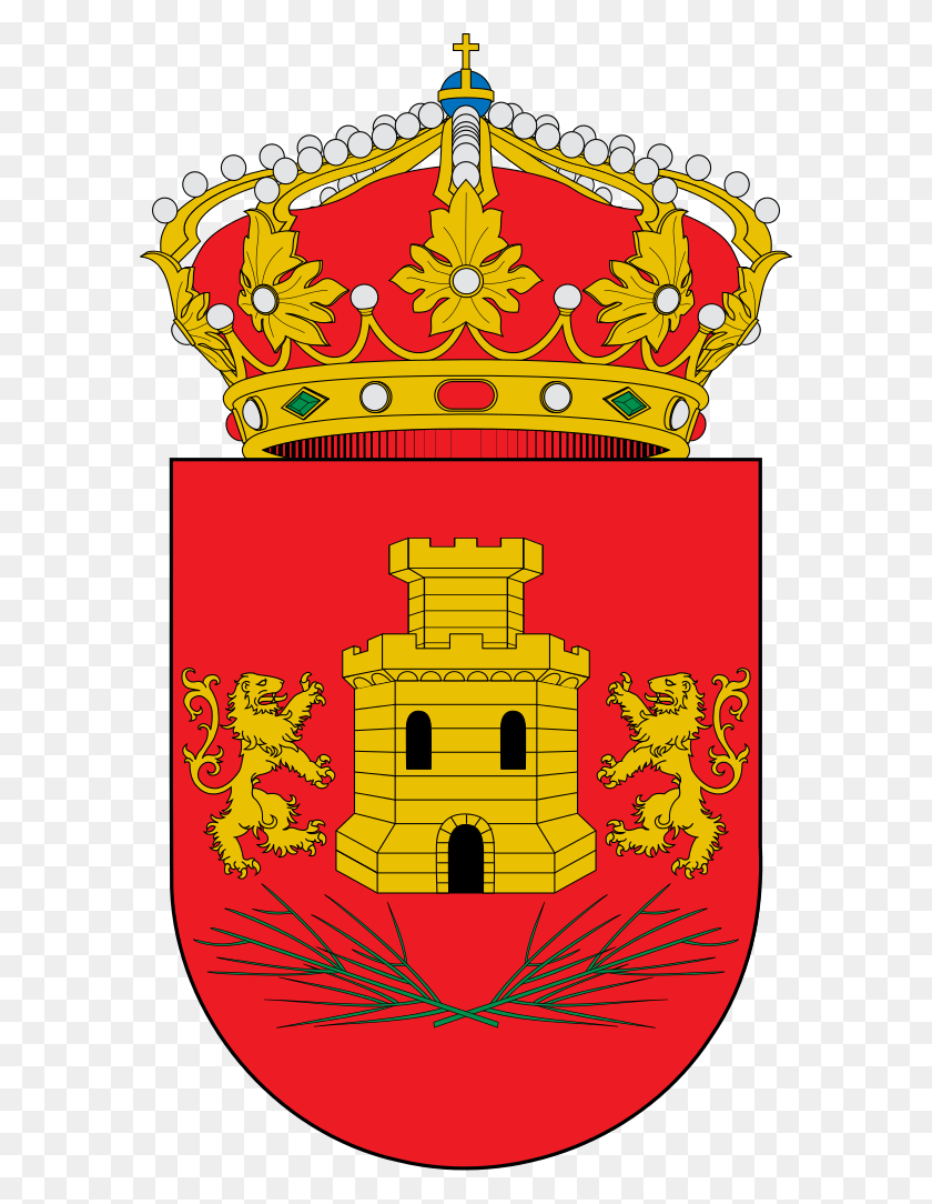 588x1024 Escudo De Iniesta Coat Of Arms, Crown, Jewelry, Accessories HD PNG Download
