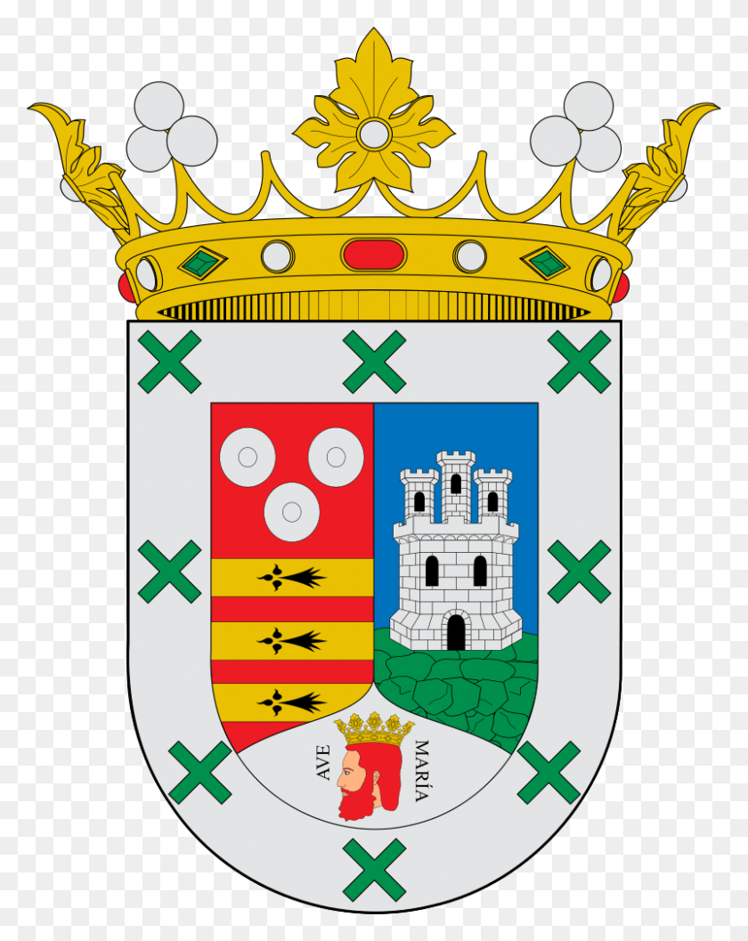 801x1024 Escudo De Los Marqueses De San Isidro De La Casa De Escudo De Armas Ondas, Joyería, Accesorios, Accesorio Hd Png