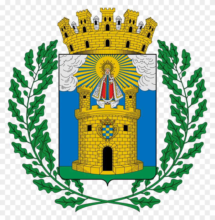 1983x2031 Escudo De Medellin Ornamentos Exteriores Colegio Gonzalo Escudero Escudo, Símbolo, Emblema, Logo Hd Png