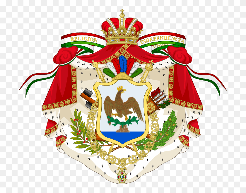 711x599 Escudo Imperial Primer Imperio Mexicano Png / Pastel De Cumpleaños Hd Png