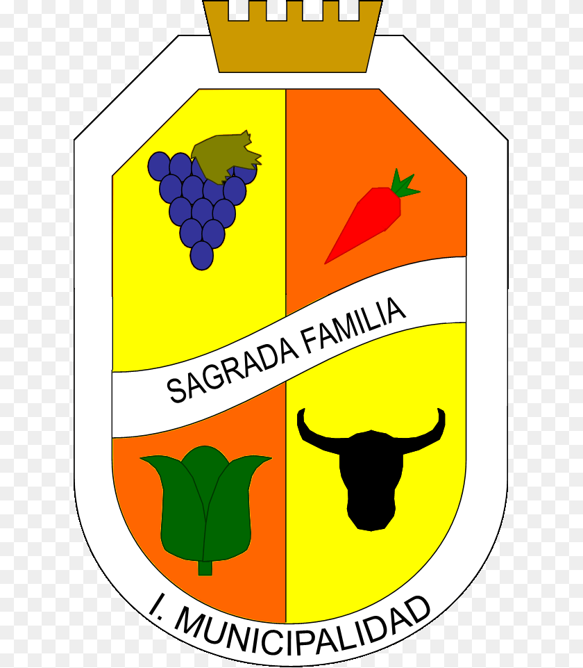 628x961 Escudo Sagrada Familia Confamiliares, Armor, Animal, Mammal, Livestock Sticker PNG