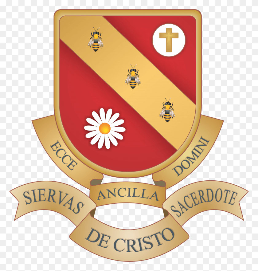 3543x3735 Escudo Siervas De Cristo Sacerdote Congregacion Siervas De Cristo Sacerdote, Símbolo, Logotipo, Marca Registrada Hd Png