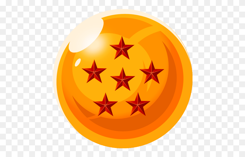 480x480 Esferas Del Dragon 5 Estrellas, Símbolo De Estrella, Símbolo, Alimentos Hd Png